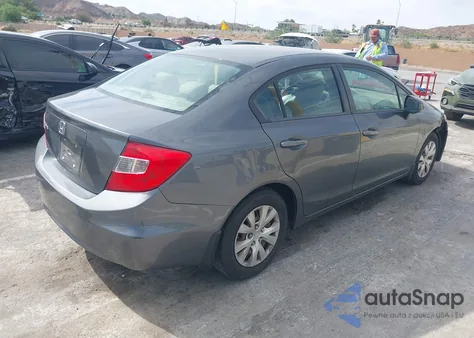 2012 Honda Civic Lx из США, поврежденный, VIN 2HGFB2F5XCH546020